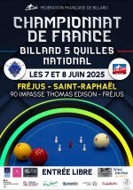 Carambole - 5 quilles - Championnat de France Nationale 1