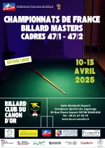 Carambole - Cadre 47/1 et 47/2 - Championnat de France Masters