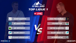 Carambole - 3 bandes - Top Ligue 1 Journée 2