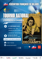 Carambole - 3 bandes - 2e tournoi national 3 bandes Dames