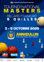 5 quilles - 1er tournoi national Masters