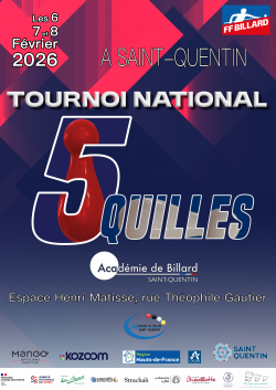 5 quilles - 4e tournoi national Masters