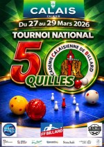Billard Français - 5 quilles - 5e tournoi national
