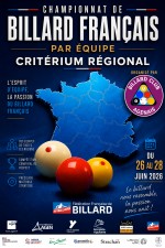 Billard Français - Critérium régional par équipes