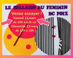 BILLARD CLUB FUXEEN - les femmes sont à l'honneur !