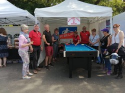 Le billard s'invite à la fête de la moto à Noyon