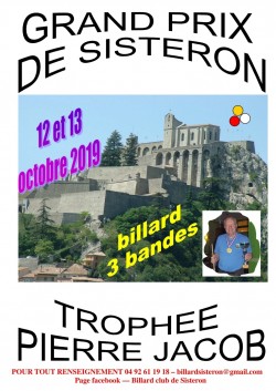 GRAND PRIX DE SISTERON TROPHEE PIERRE JACOB