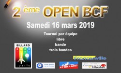 BILLARD CLUB DE FRANCONVILLE 2E OPEN