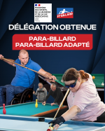 Le Para-billard et Para-billard adapté, c'est désormais officiel !