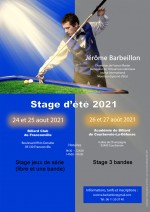 STAGE AVEC JEROME BARBEILLON