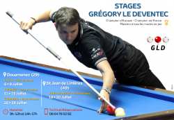 Stages d’été - Grégory Le Deventec