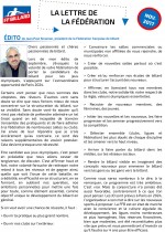 La lettre de la Fédération - novembre 2017