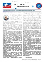 LA LETTRE DE LA FÉDÉRATION JUIN 2019