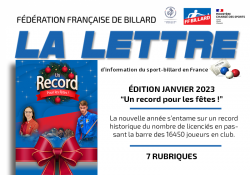 La lettre de la Fédération janvier 2023