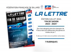 La Lettre de la Fédération - Juillet 2024