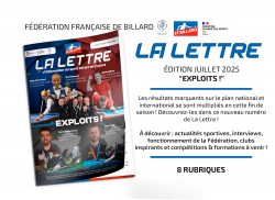 La Lettre de la Fédération - Juillet 2025 : Exploits !