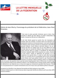 La lettre de la Fédération - décembre 2015