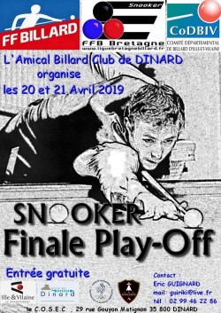 SNOOKER- FINALE PLAY OFF À DINARD