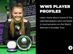 NOUVEAU SITE INTERNET POUR LE WORLD WOMEN'S SNOOKER