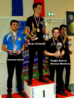 SNOOKER CHAMPIONNAT DE FRANCE JUNIORS À ANGERS