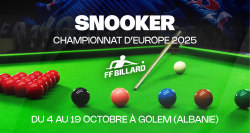 Snooker - Championnat d'Europe 2025