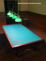 Billard français Chevillote Europa et billard snooker Riley