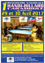 1ER WEEK END HANDI-BILLARD AVRIL 2017