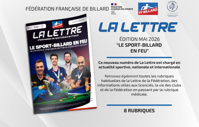 La Lettre de la Fédération - Mai 2026